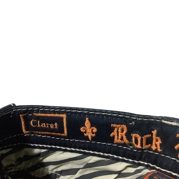 Rock Revival Claret Mid-rise Skinny Jeans Sz 24